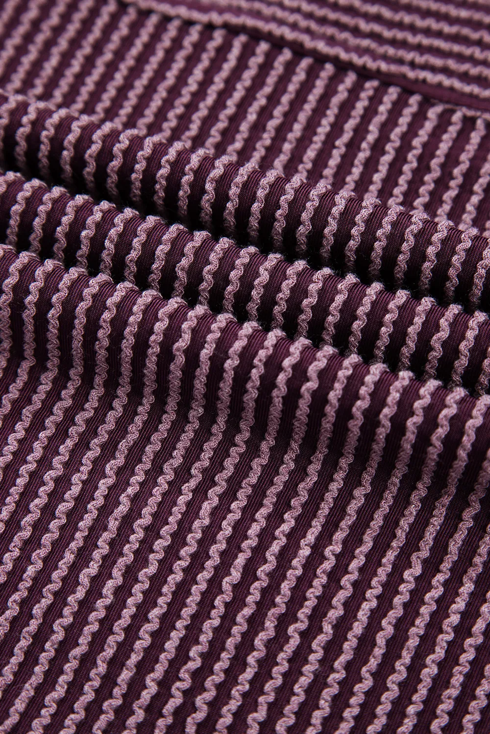 Corded Knit Mock Neck Short Sleeve T Shirt, image 9