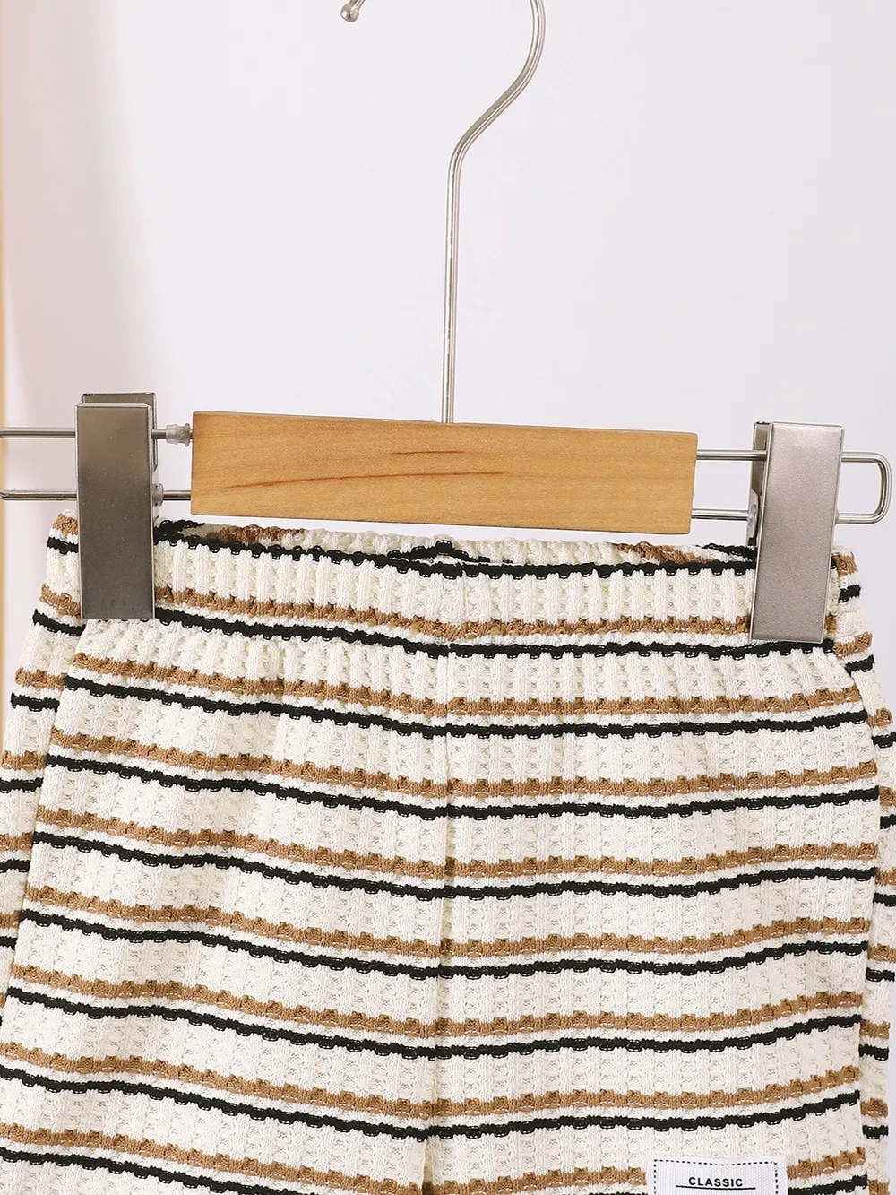 Children's Striped Short Sleeve Polo and Pants Set, image 4