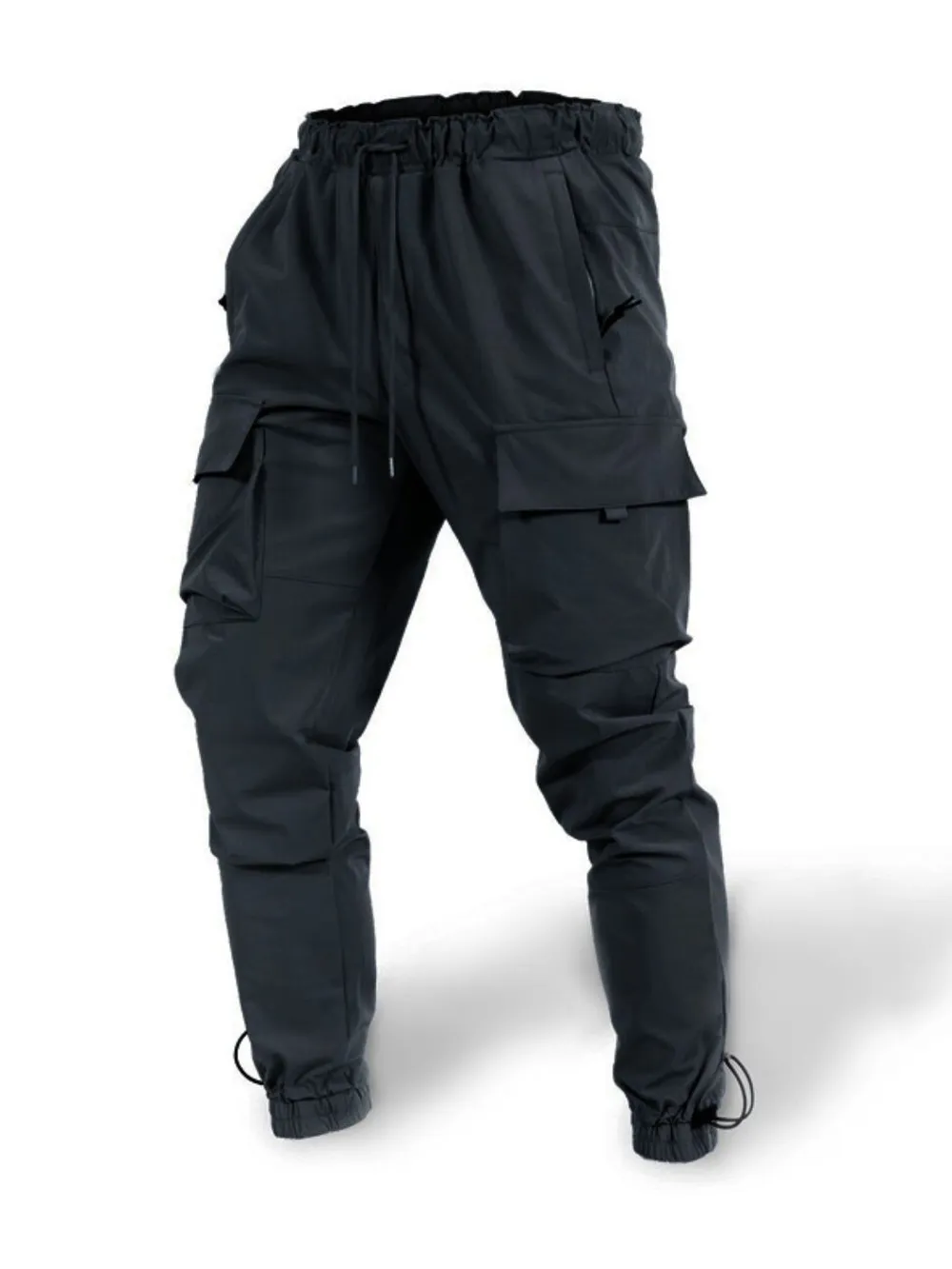 Men's Plus Size Drawstring Pants with Cargo Pockets, image 6
