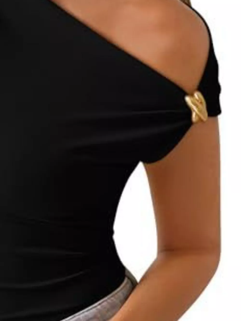 One-Shoulder Ruched Tank, image 3