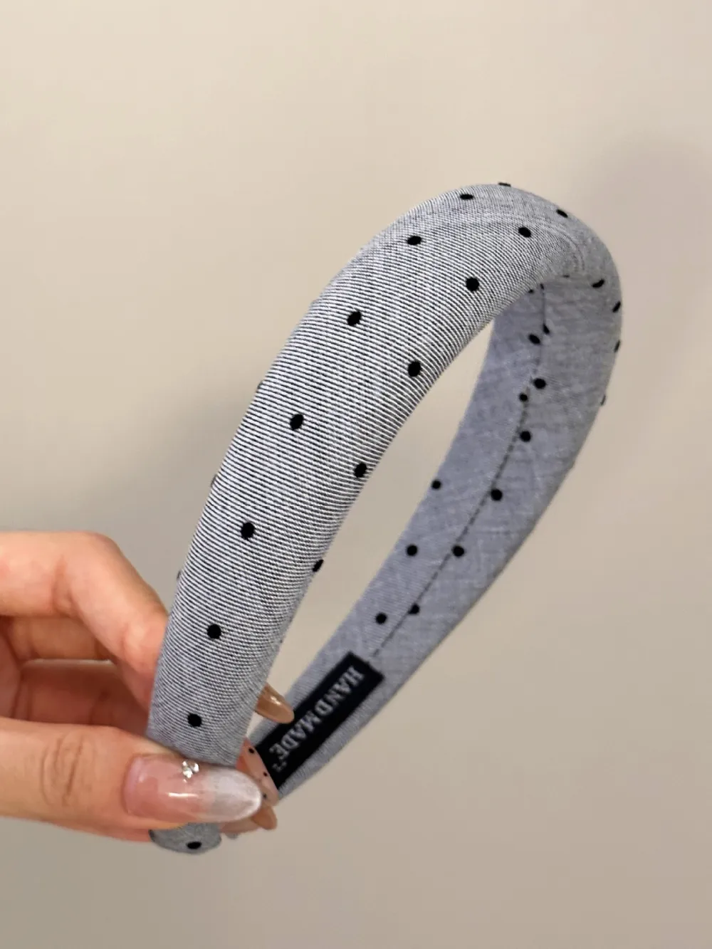 Polka Dot Polyester Wide Headband, image 8
