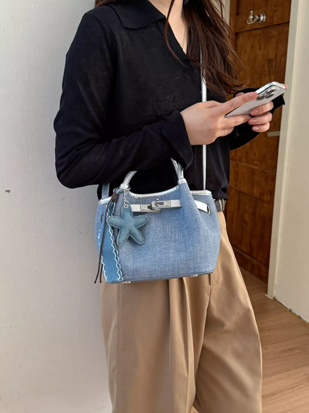 Top Handle Crossbody Bag, image 6