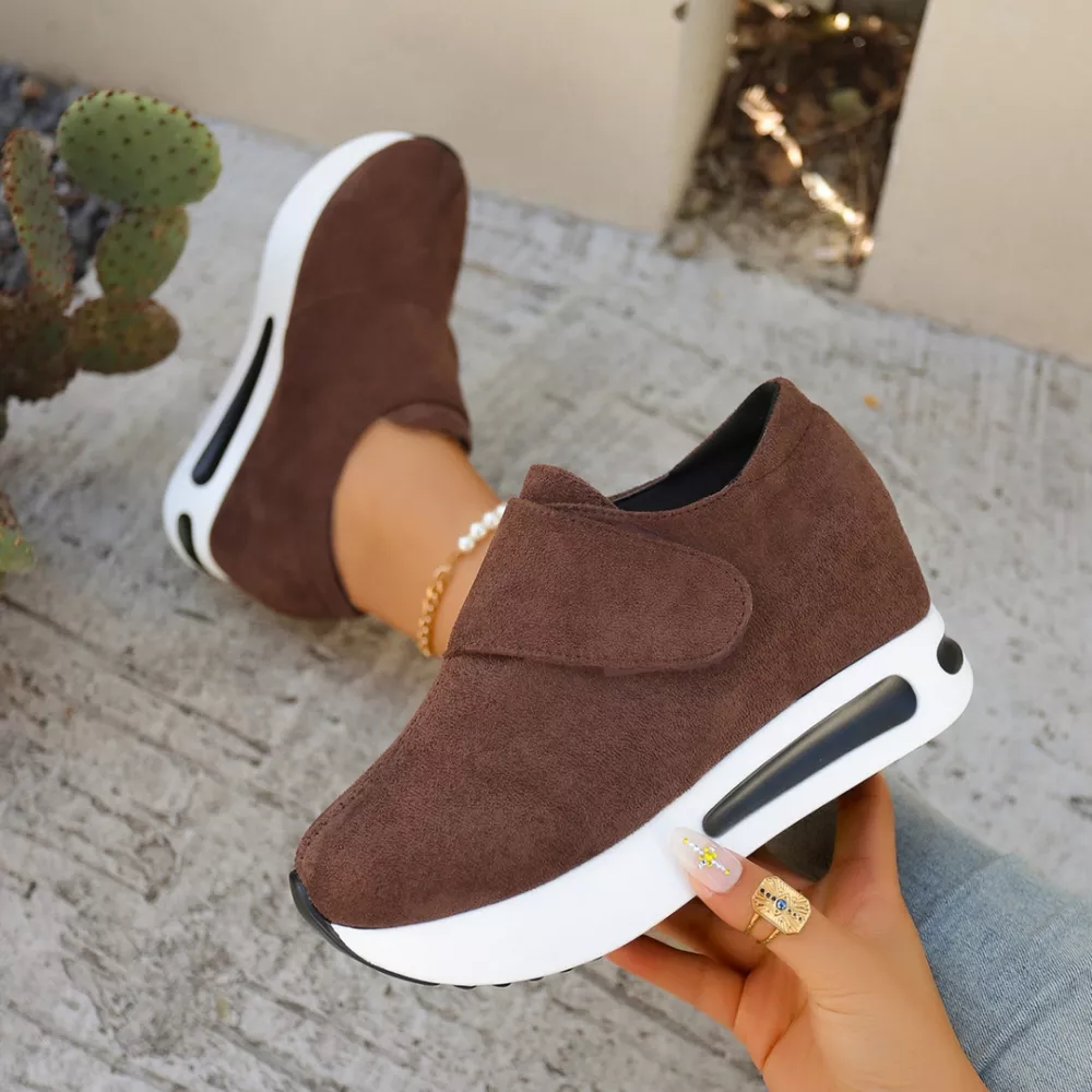 Round Toe Platform Sneakers, image 6