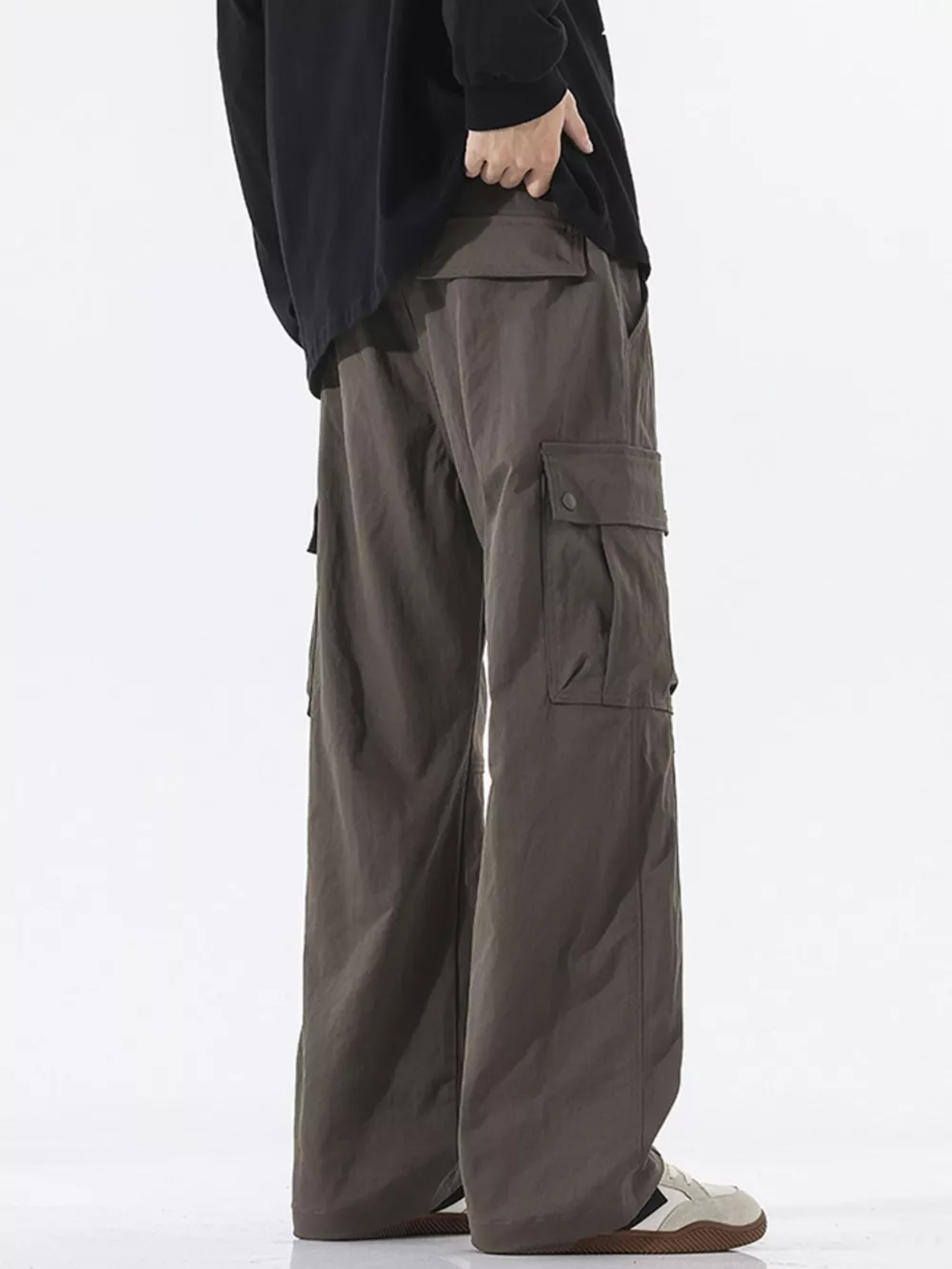 Men's Full Size Loose Fit Cargo Pants Plus Size, image 15