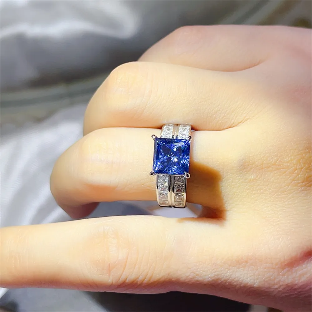 3 Carat Moissanite 925 Sterling Silver Ring, image 5
