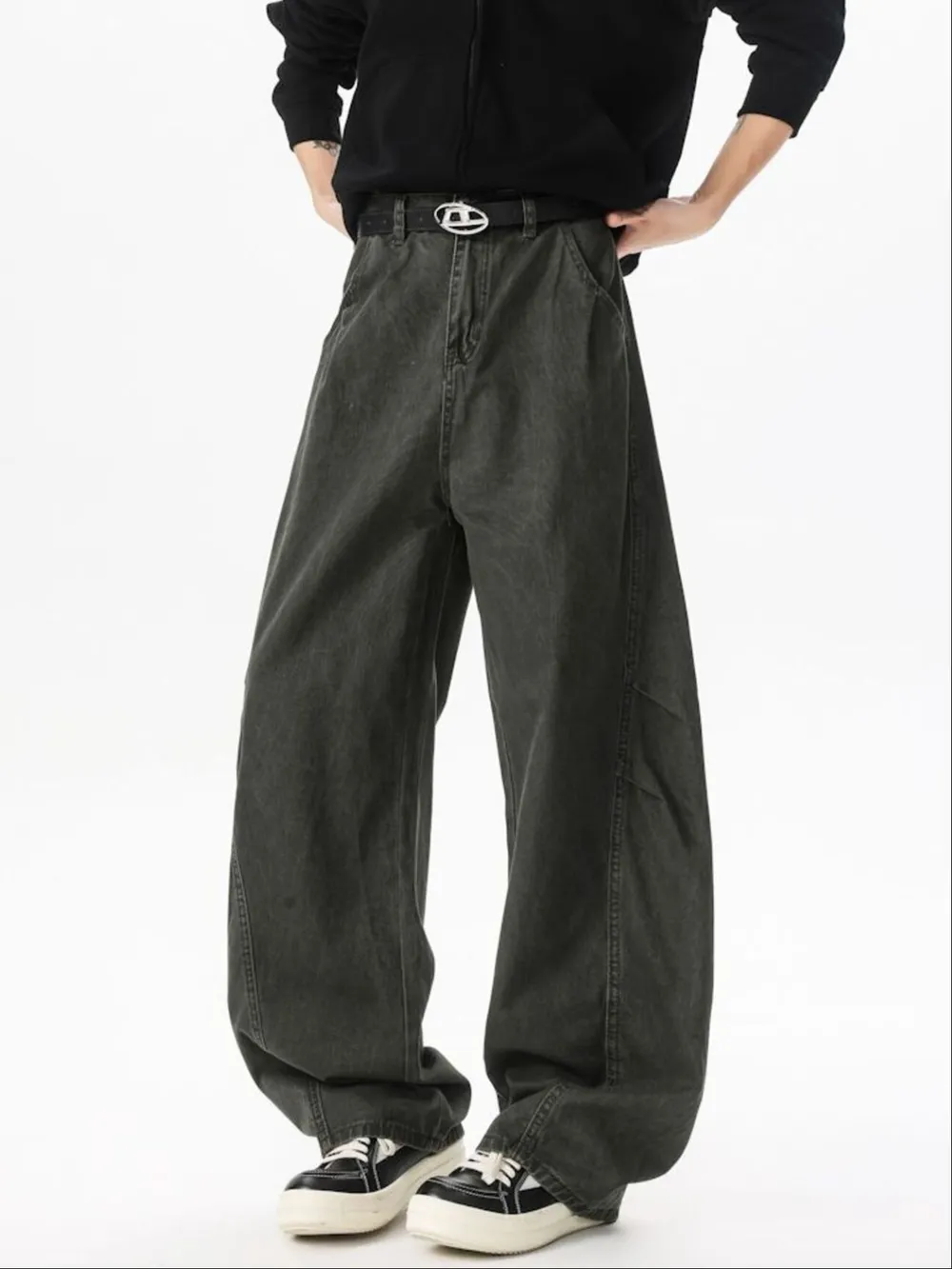 Men's Wide Leg Jeans, image 2
