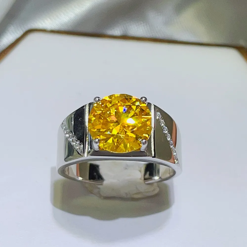 5 Carat Moissanite 925 Sterling Silver Ring, image 5