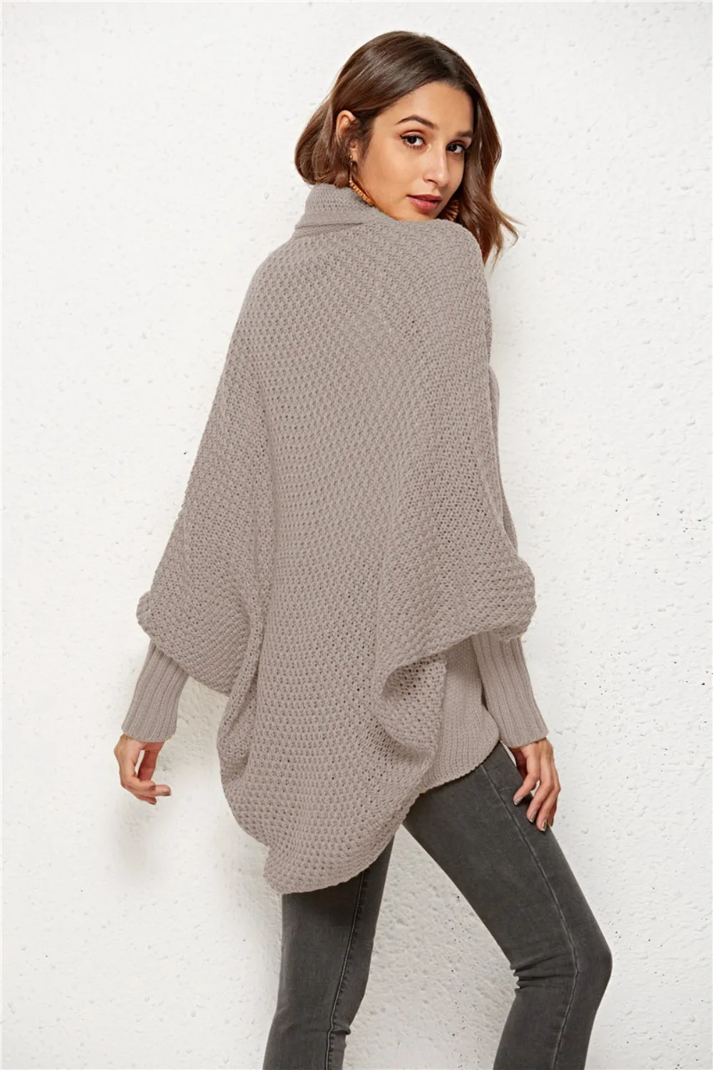 Open Front Batwing Sleeve Cardigan, image 3