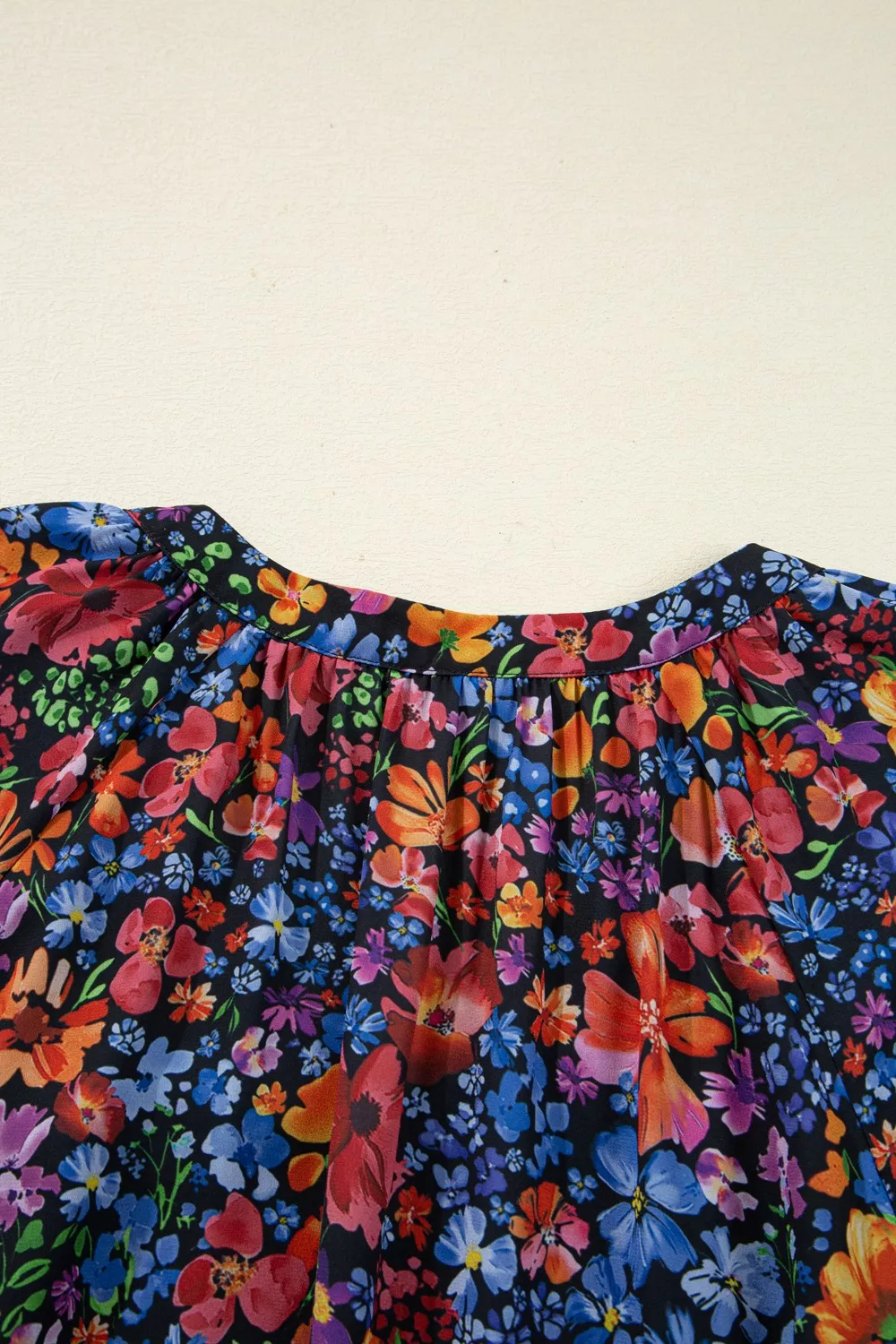 Floral Print Flounce Sleeve Dress, image 10