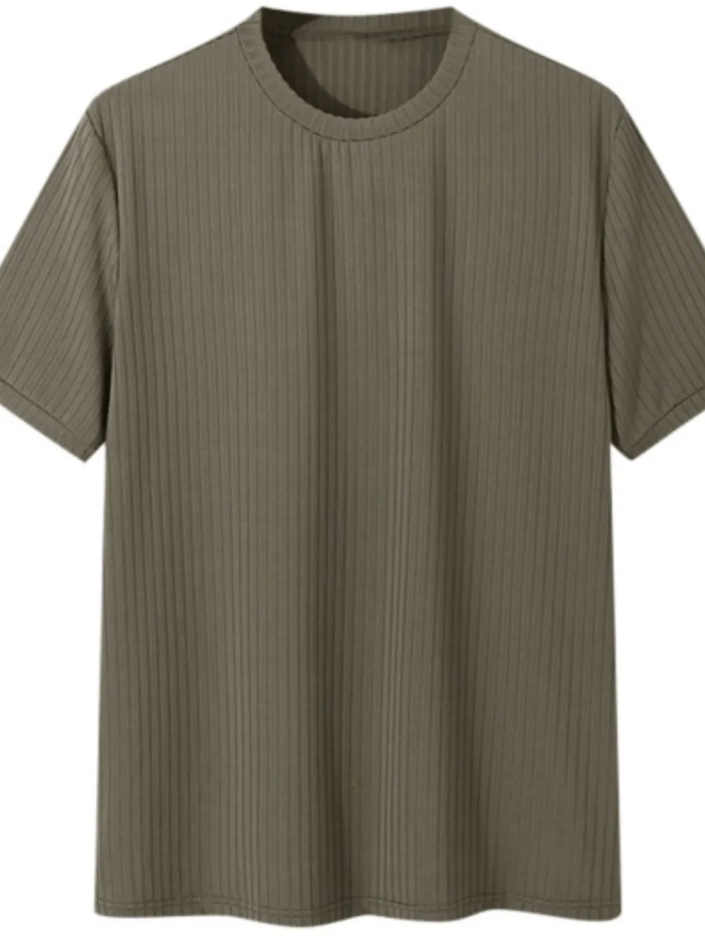 Men's Full Size Round Neck Short Sleeve T-Shirt Plus Size, image 7
