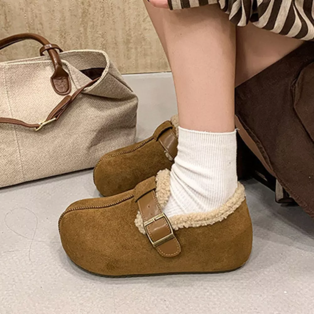 Round Toe Platform Slip-Ons, image 4