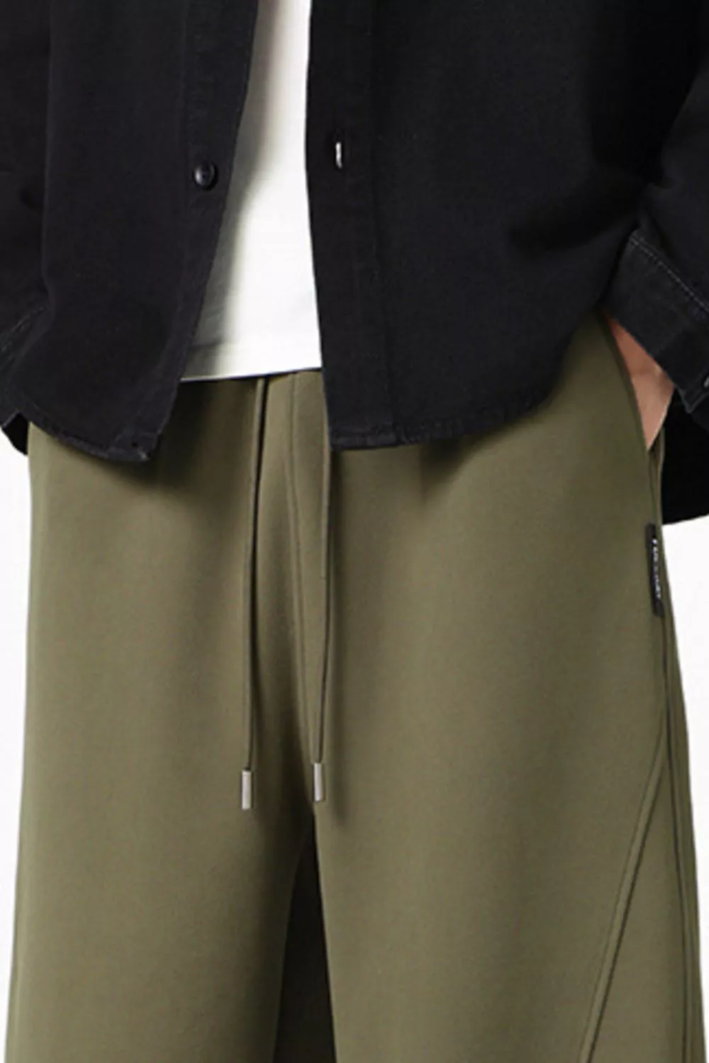 Men's Plus Size Loose Fit Casual Drawstring Pants, image 3