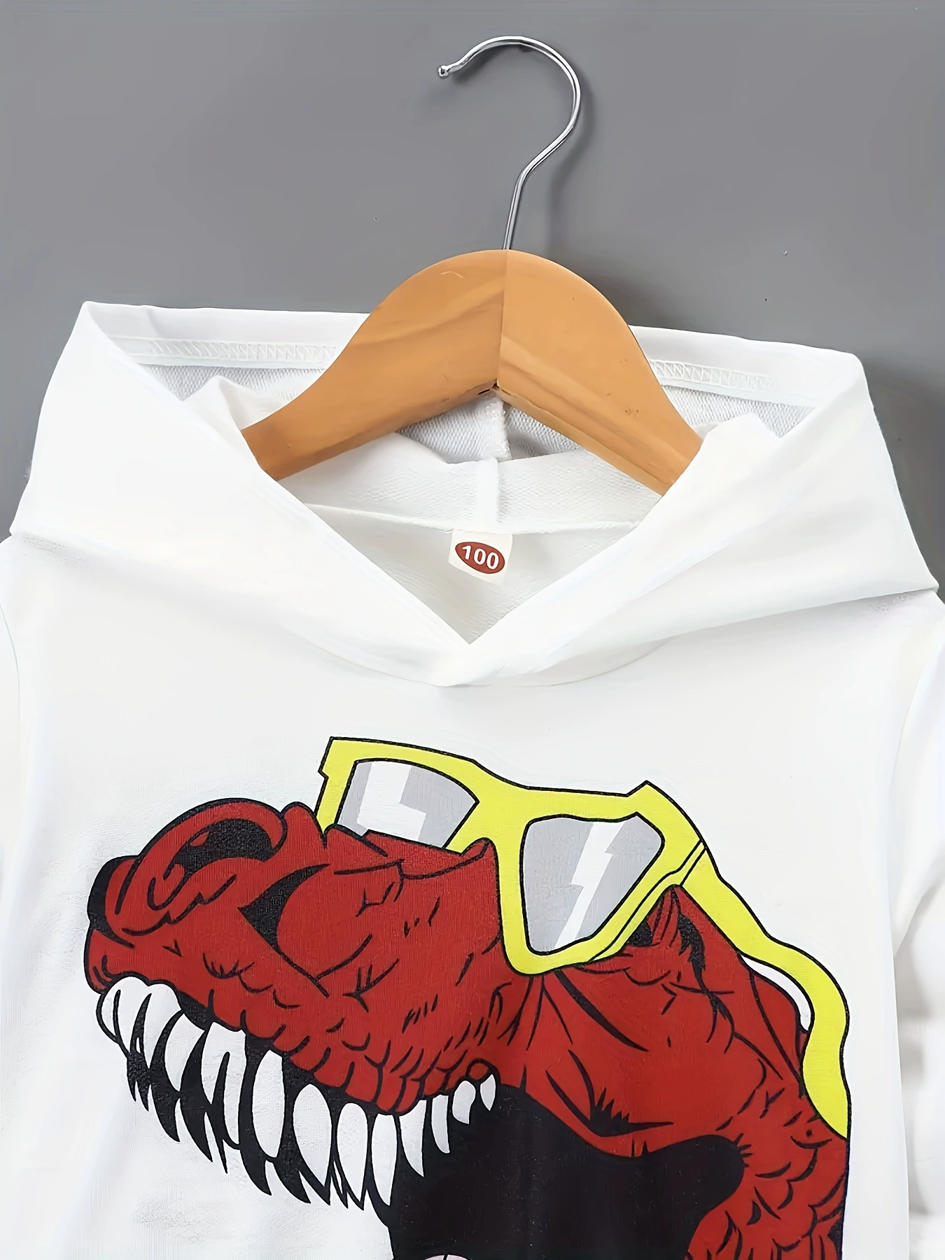 Children's Dinosaur Graphic Hoodie and Pants Set, image 2