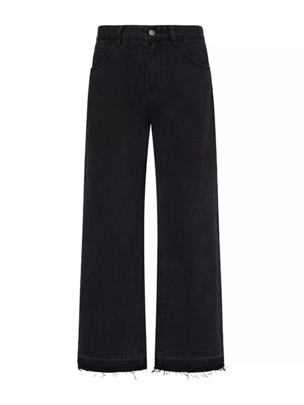 Men's Wash Relaxed Fit Wide Leg Jeans, image 10