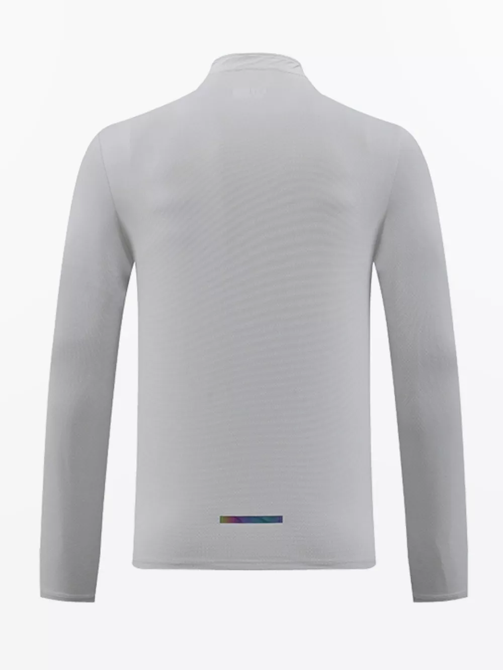 Men's Plus Size Long Sleeve Active T-Shirt with Zipper, image 7