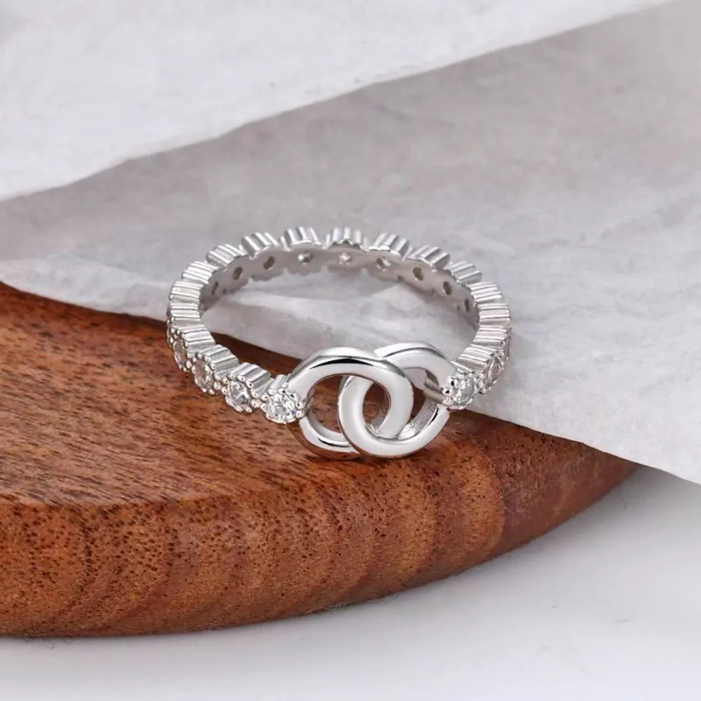 925 Sterling Silver Zircon Ring, image 5