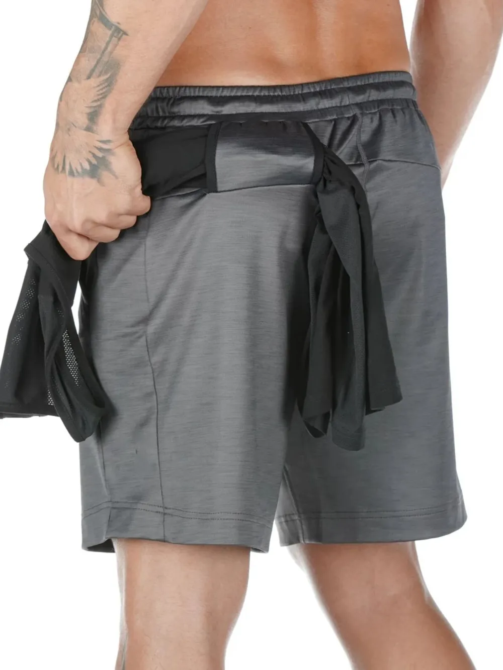 Men's Drawstring Active Shorts with Pockets, image 6