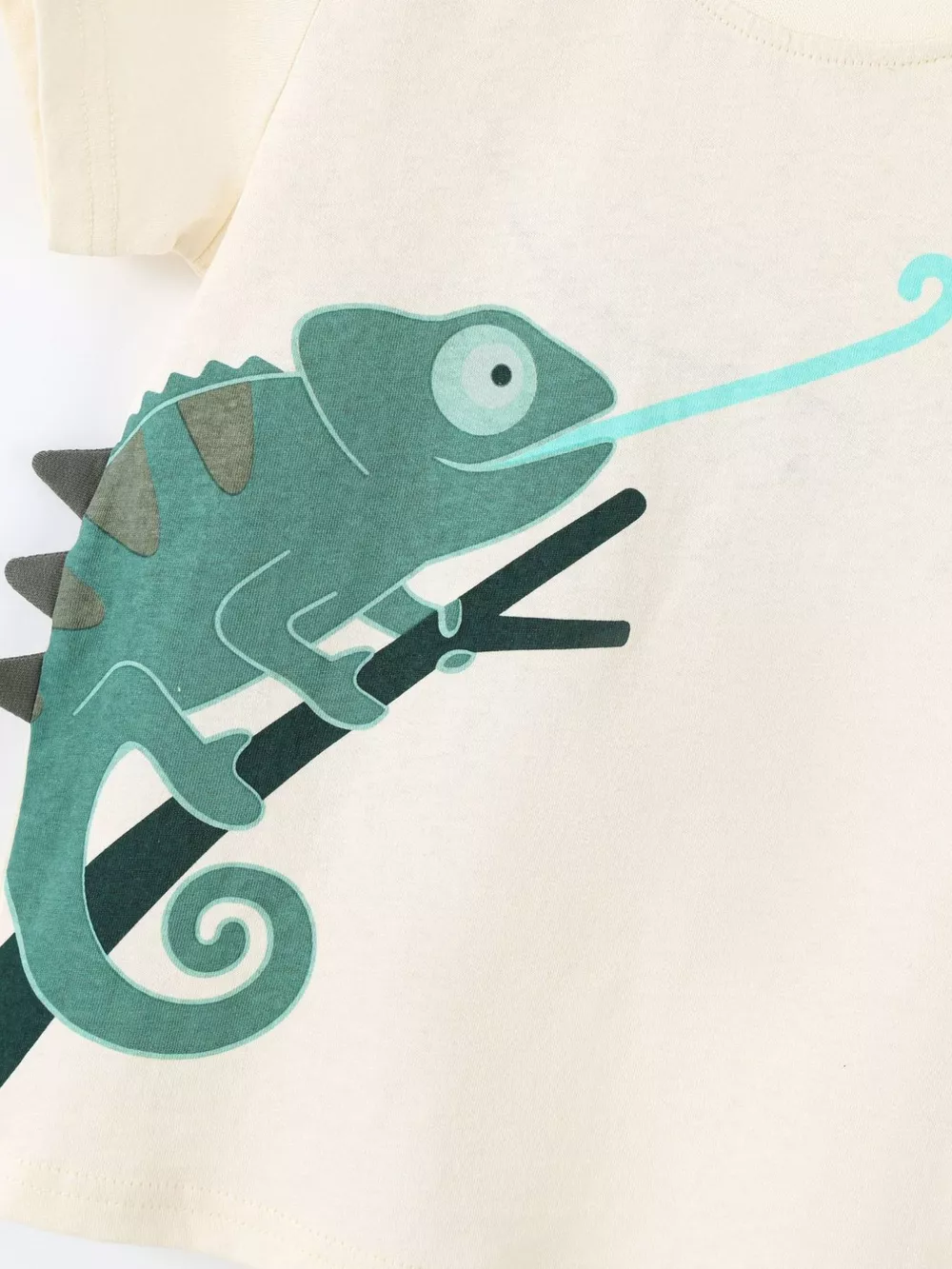 Children's Chameleon Catching Insect Graphic T-Shirt, image 4