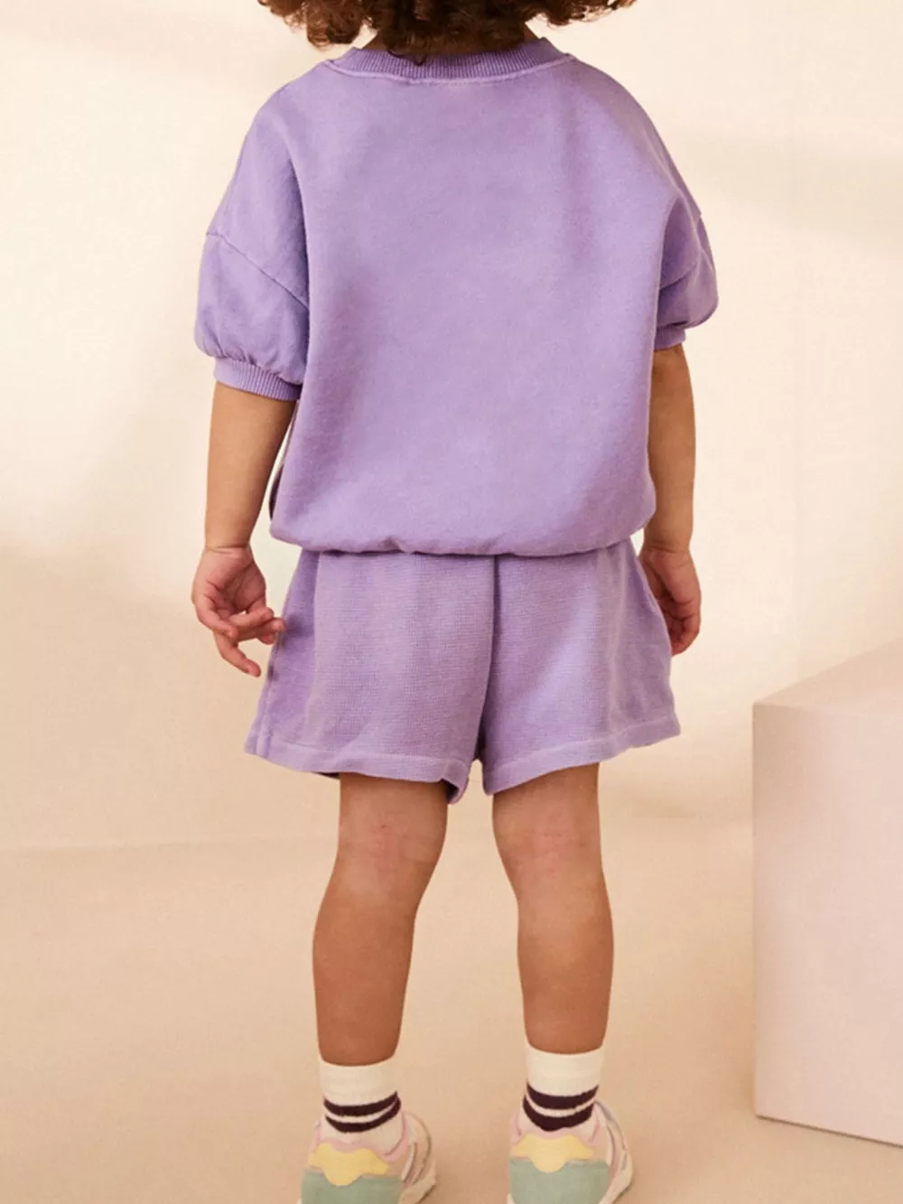 Children's Bunny Half Sleeve Top and Shorts Set, image 3