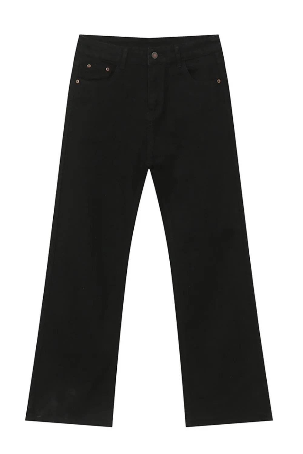 Mid Rise Jeans with Pockets