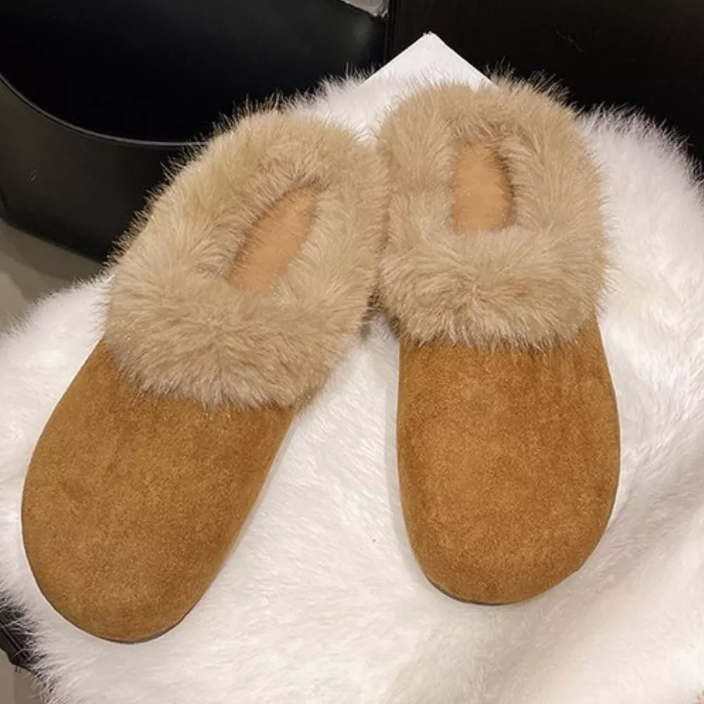 Fuzzy Plush Warm Indoor Slippers, image 9