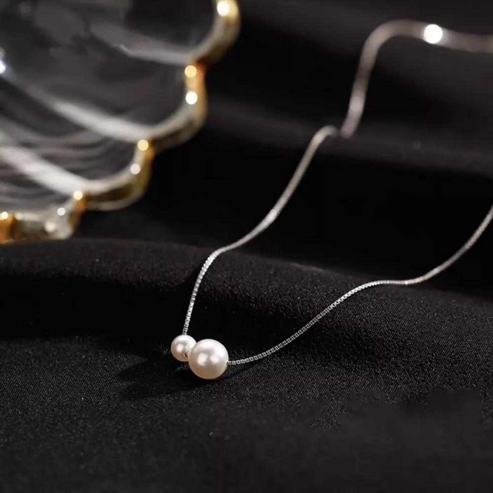 Pearl Pendant Necklace, image 2