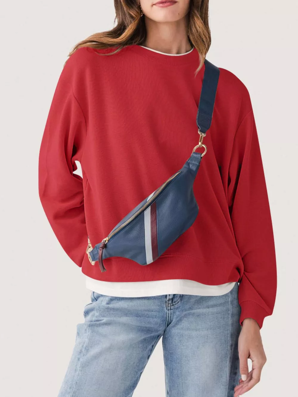 Oversized Crew Neck Sweatshirt, image 5