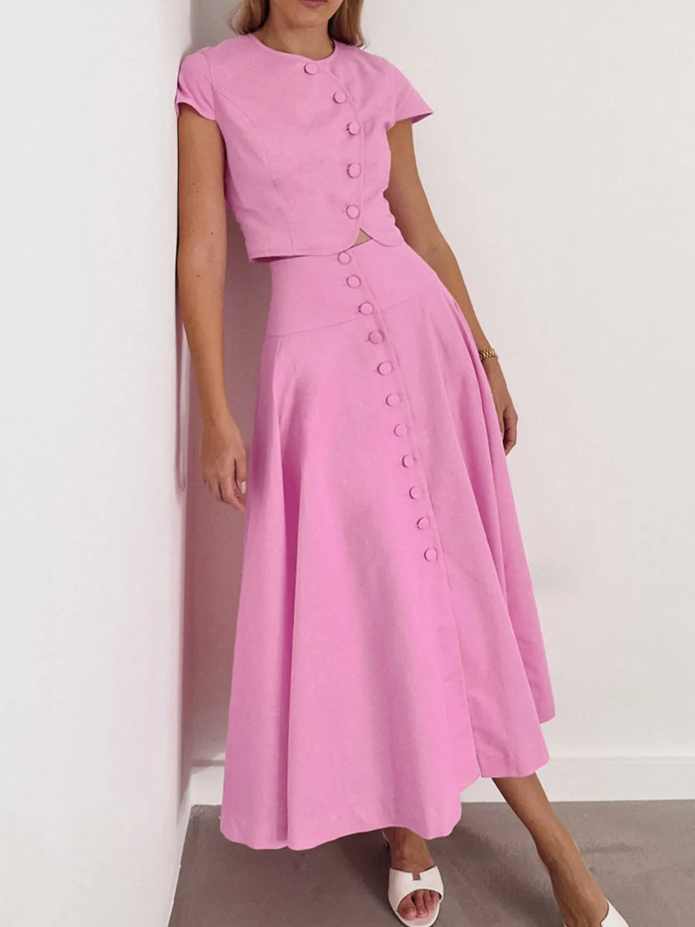 Short Sleeve Top and Skirt set, image 12