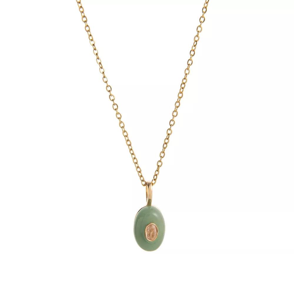 Natural Stone Pendant Necklace, image 9