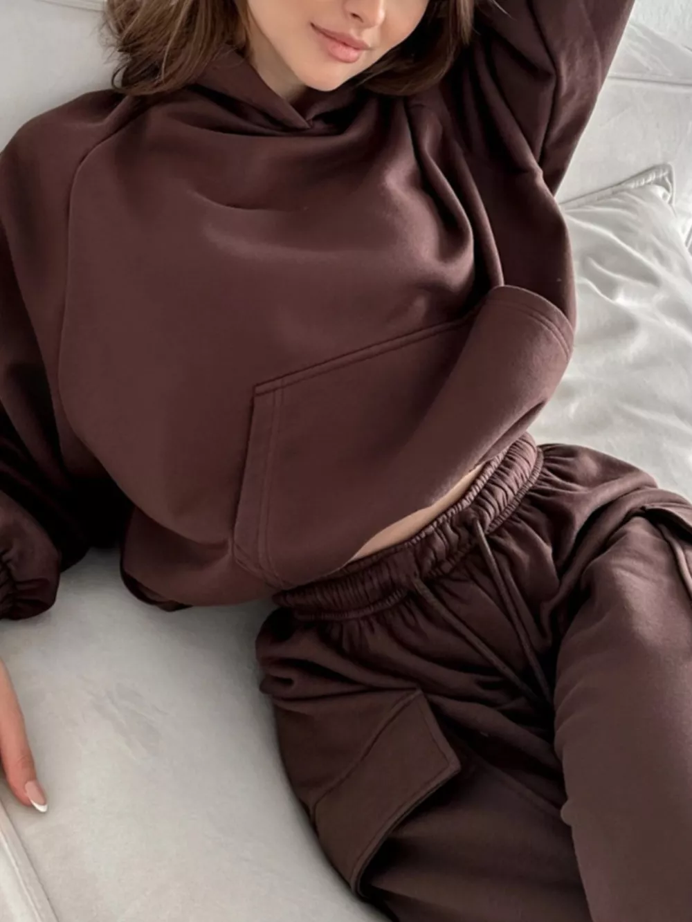 Kangaroo Pocket Hoodie and Joggers Set, image 8