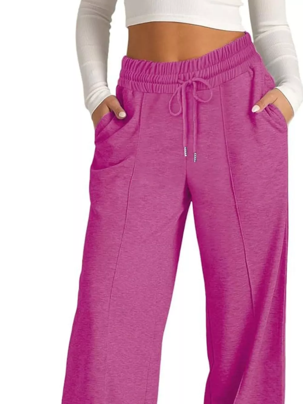 Wide Leg Drawstring Pants, image 23
