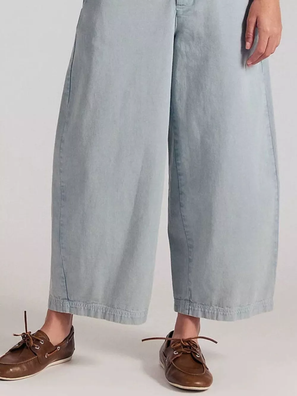 Christmas Outfit Wide-Leg Cropped Jeans, image 18