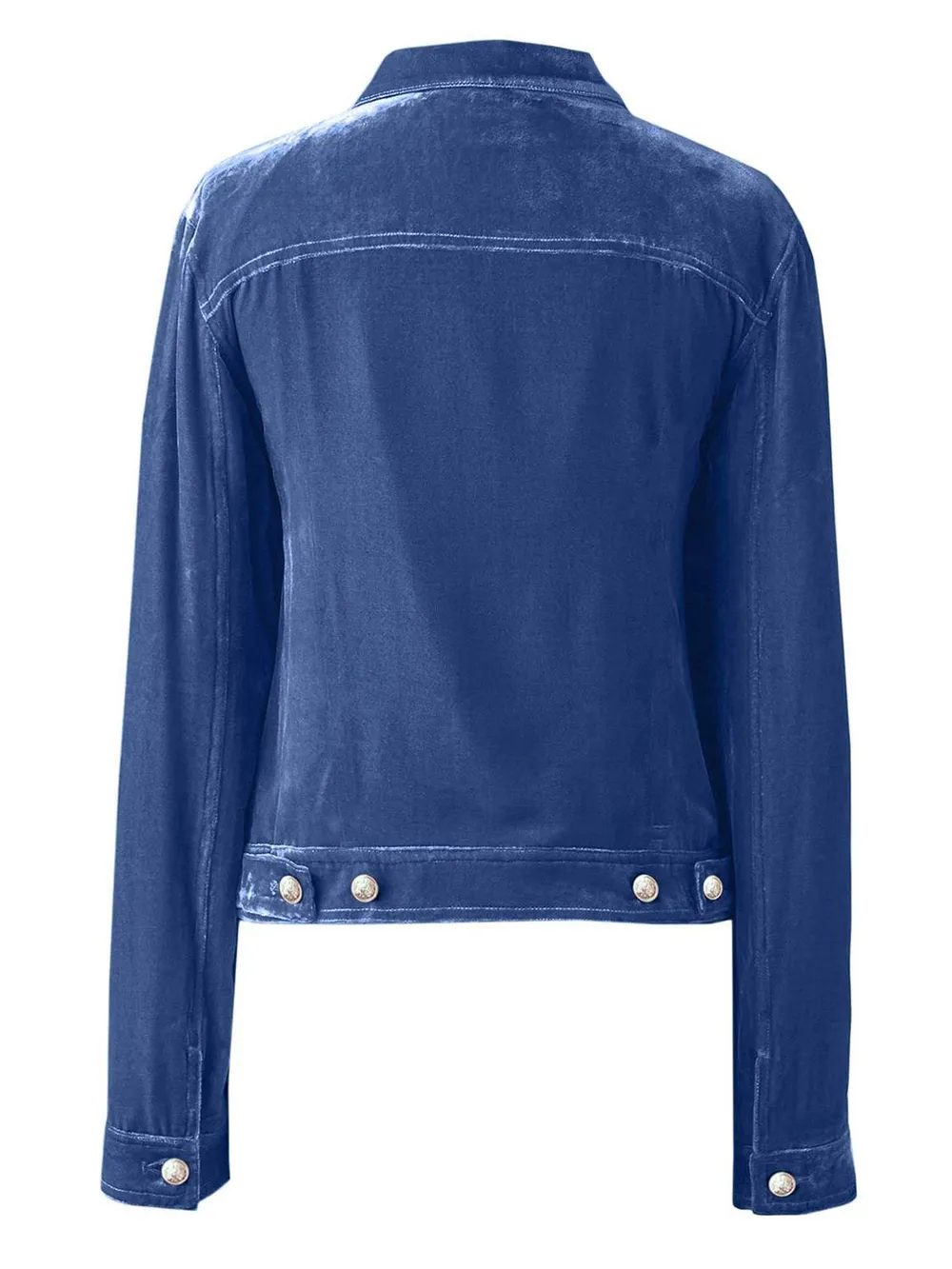Button Up Long Sleeve Jacket with Chest Pockets, image 14
