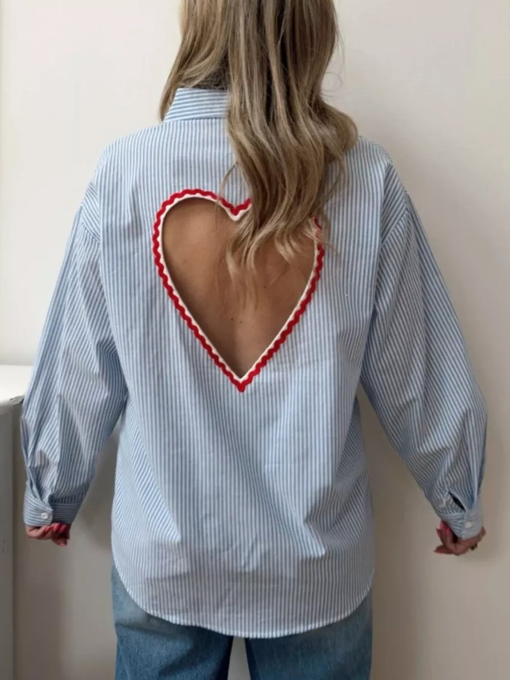 Classic Striped Button-Down Shirt, image 5