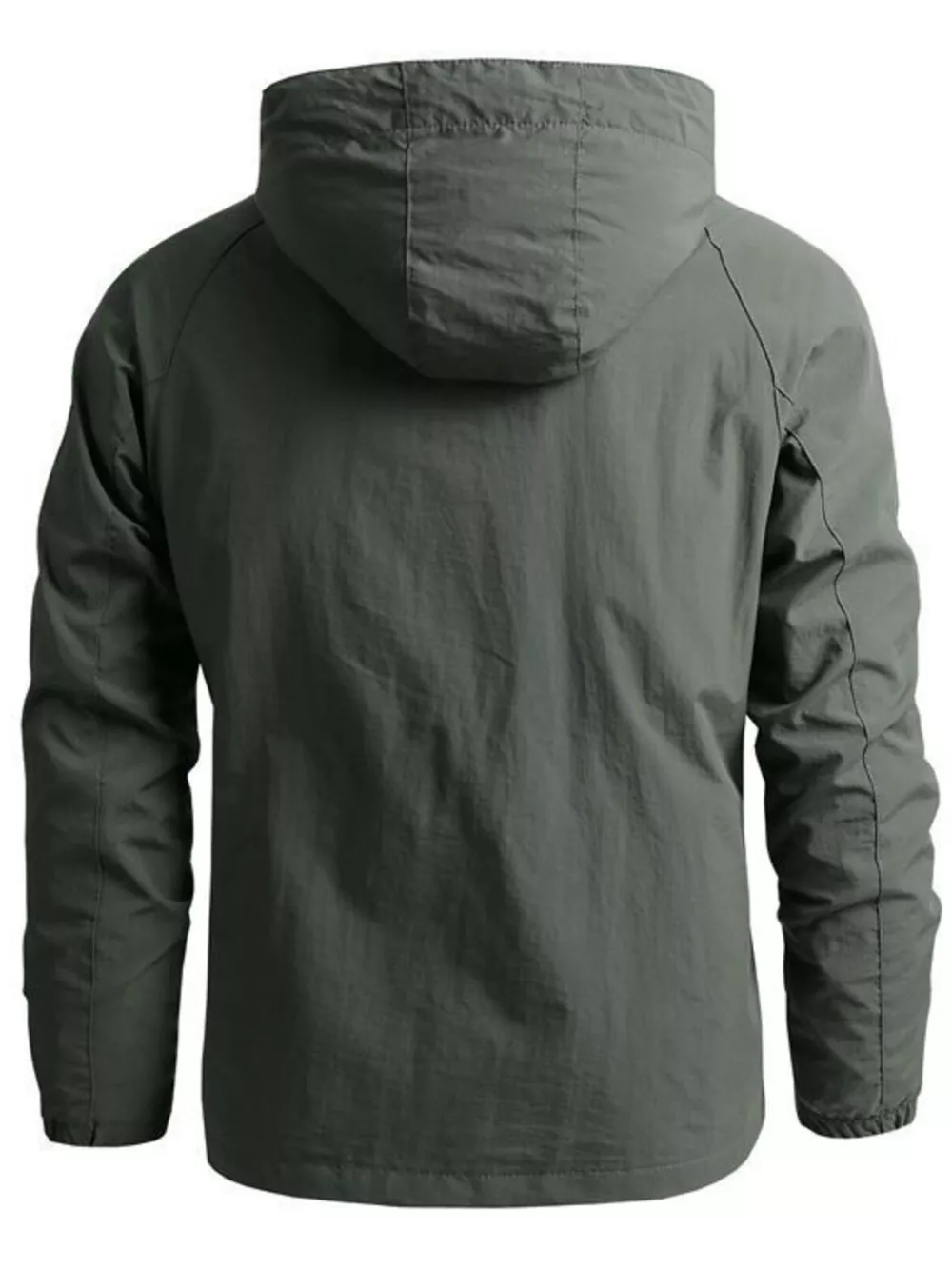 Men's Plus Size Lightweight Hooded Windproof Outdoor Jacket, image 3