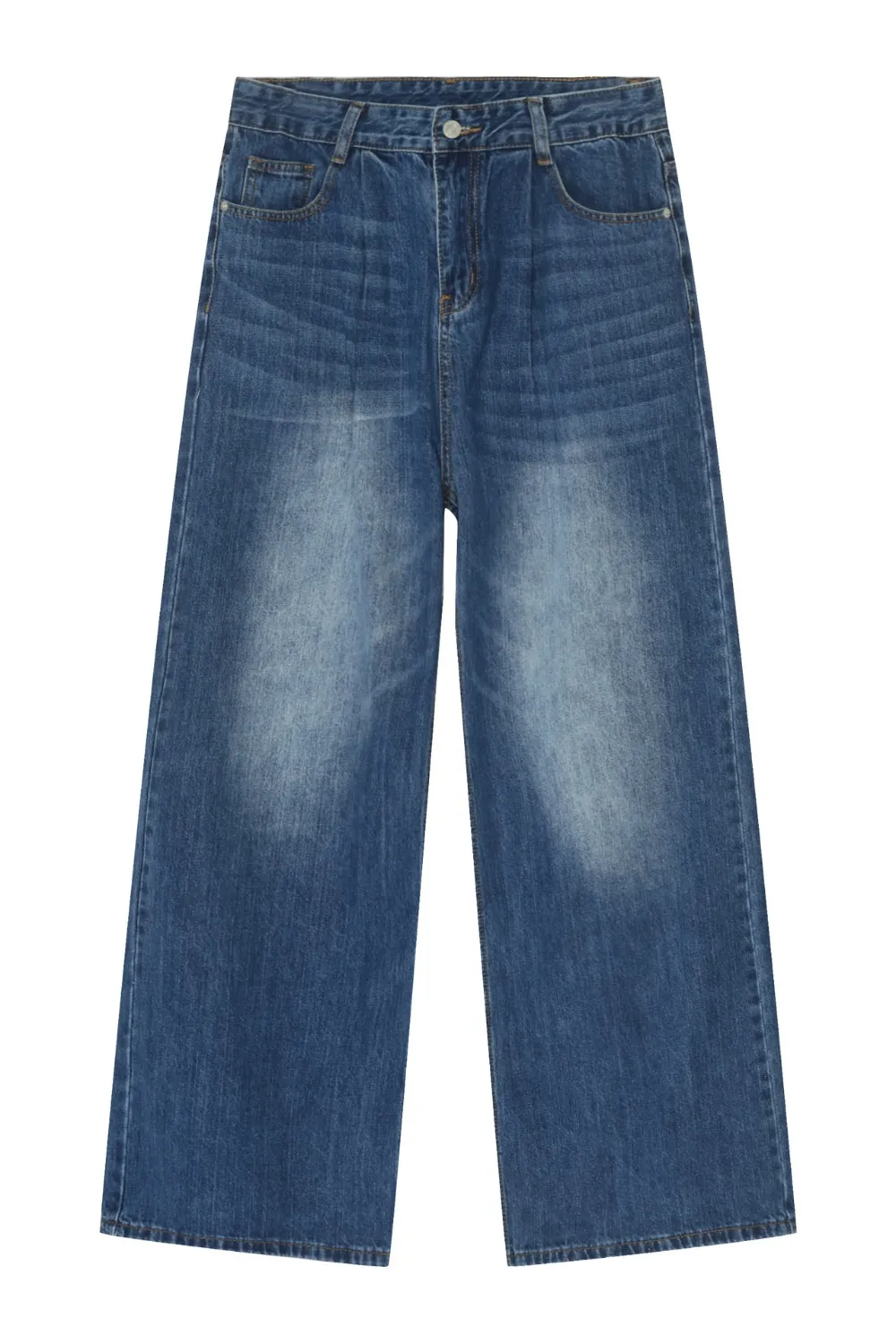 Men's Baggy Jeans with Pockets, image 4