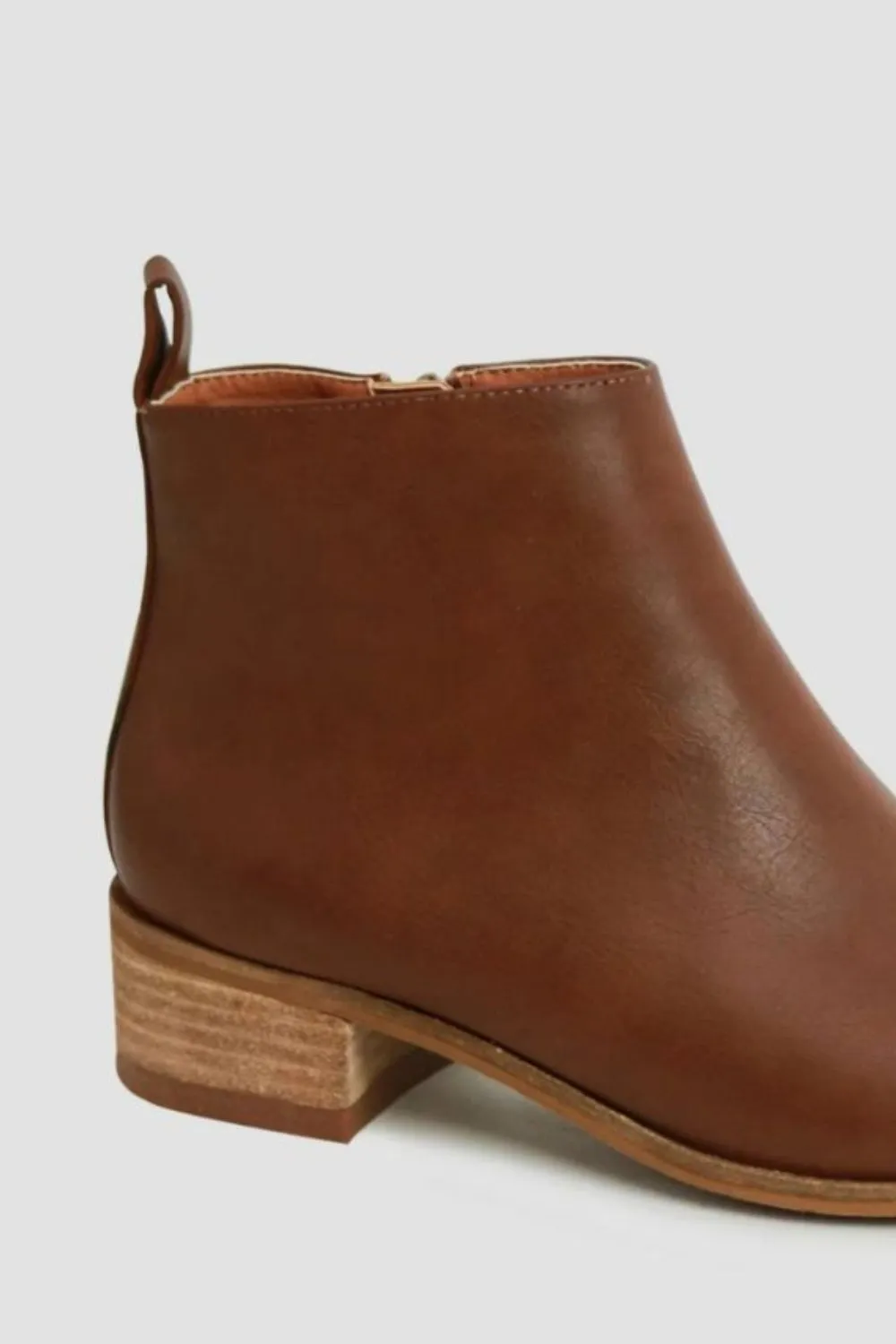 PU Leather Block Heel Boots, image 3