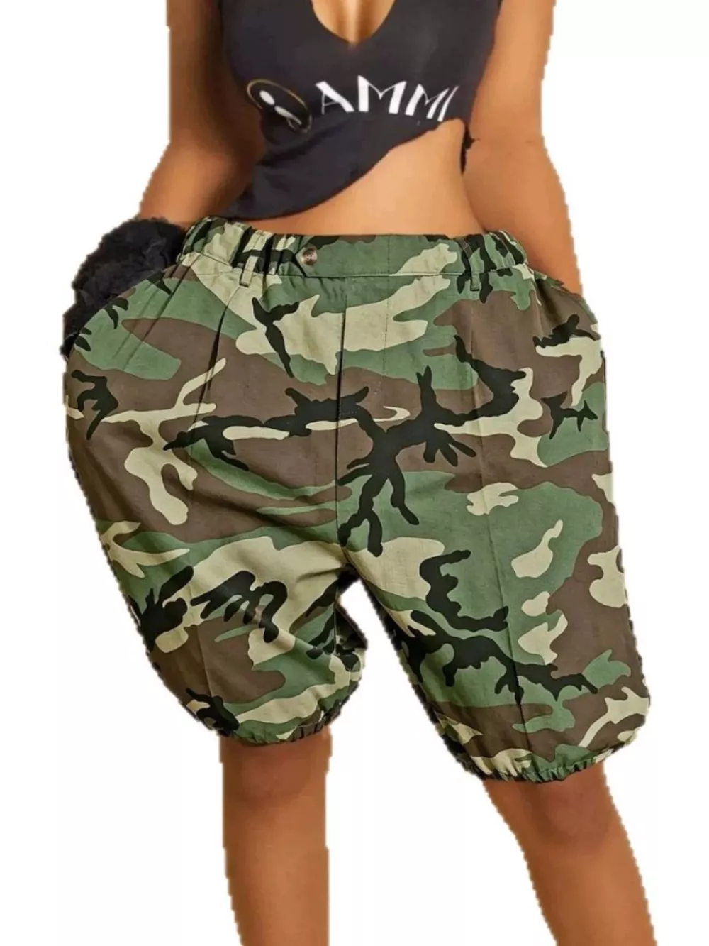 Camouflage Cargo Shorts, image 3