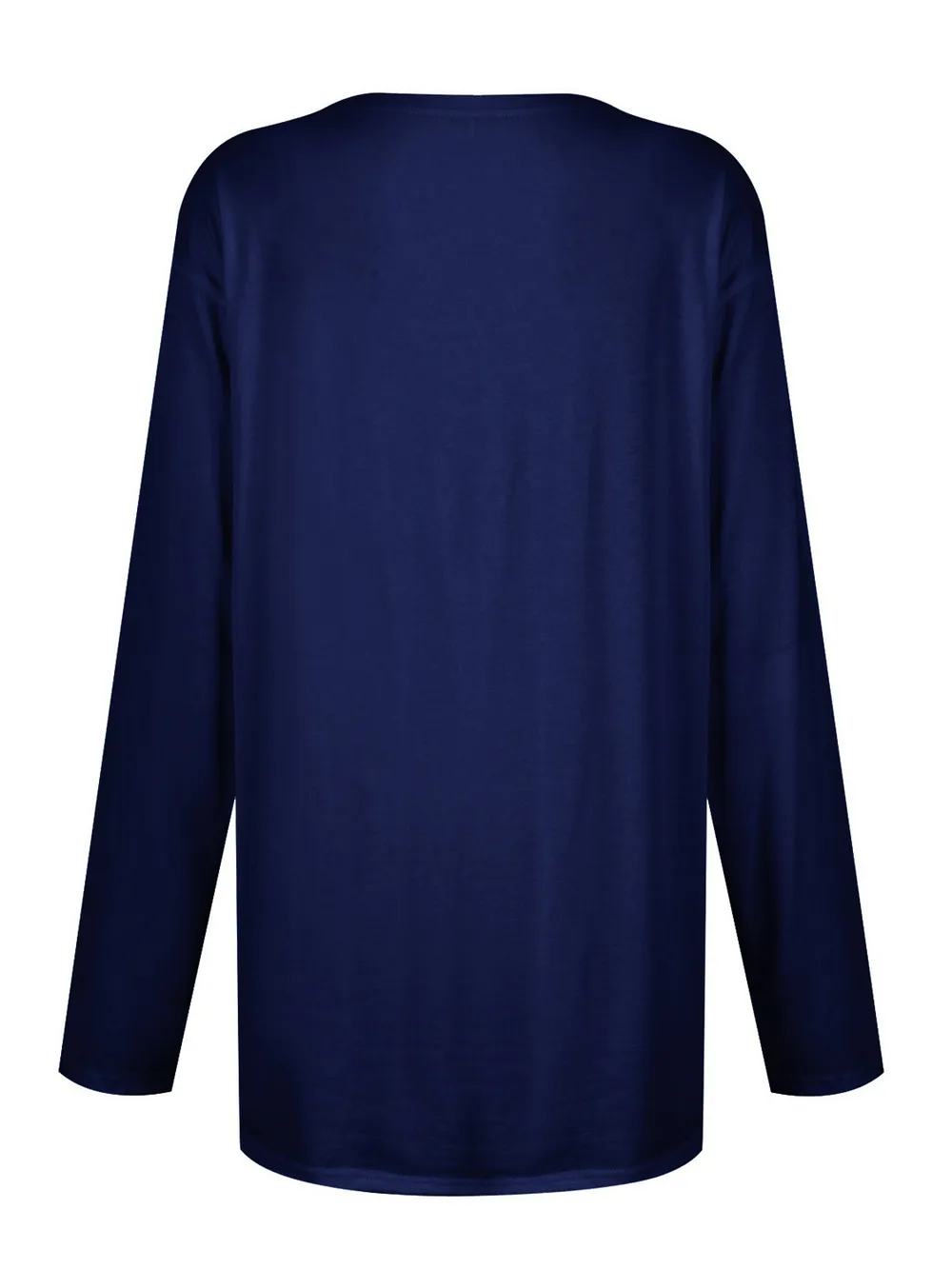 Full Size Pocketed Round Neck Long Sleeve T-Shirt, image 35