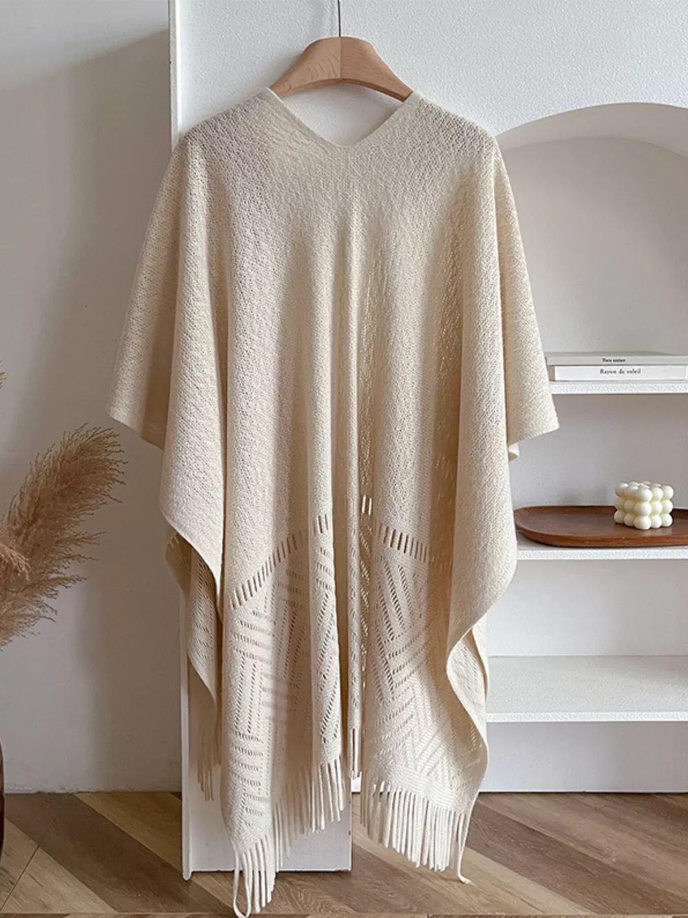 Fringe Open Front Cardigan, image 3
