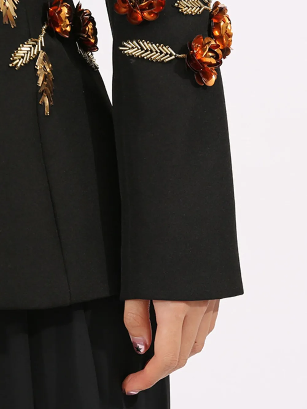 Embroidered Long Sleeve Blazer, image 9