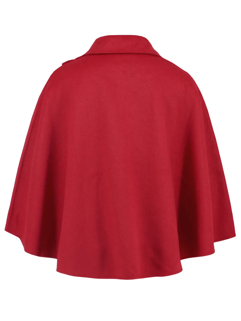 Collared Neck Cropped Cape, image 6