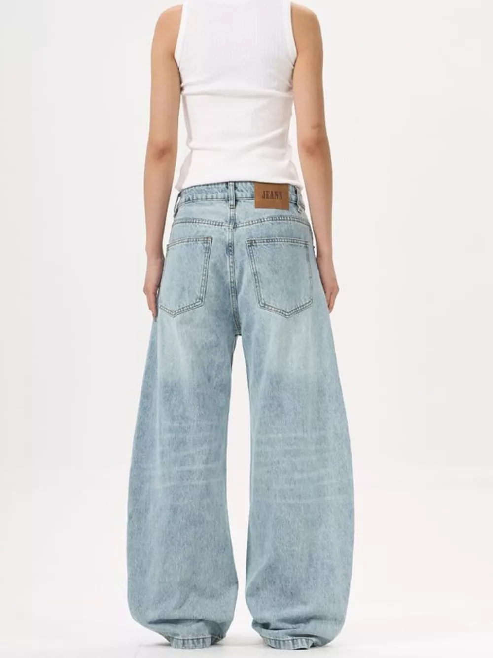 Men's Wide Leg Jeans, image 4