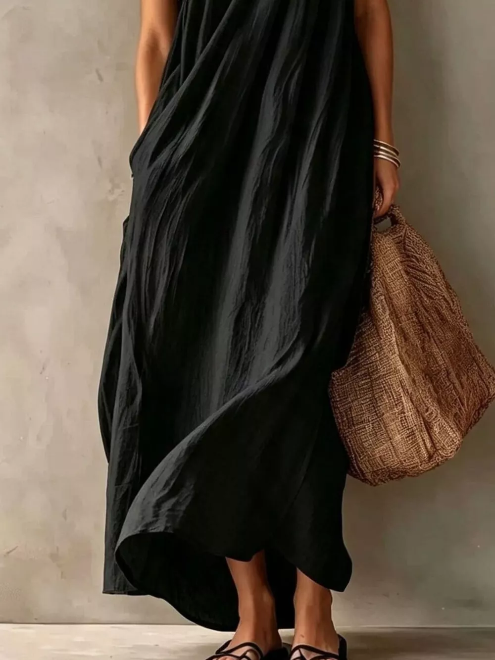 Full Size One-Shoulder Maxi Dress Plus Size, image 20