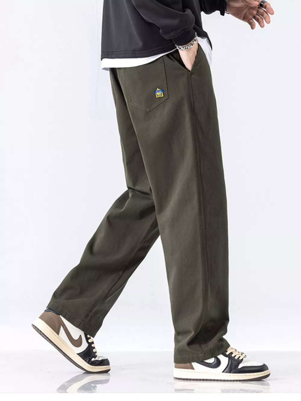Men's Full Size Casual Loose-Fit Drawstring Pants Plus Size, image 12