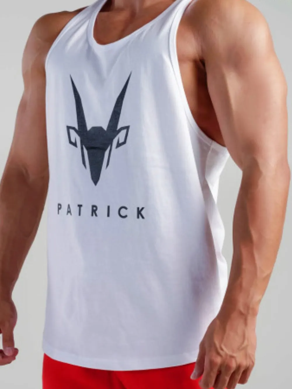 Men's Plus Size Graphic Wide Strap Tank, image 7