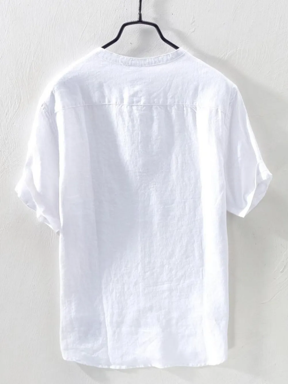 Men's Plus Size Lightweight Short Sleeve Blouse, image 6