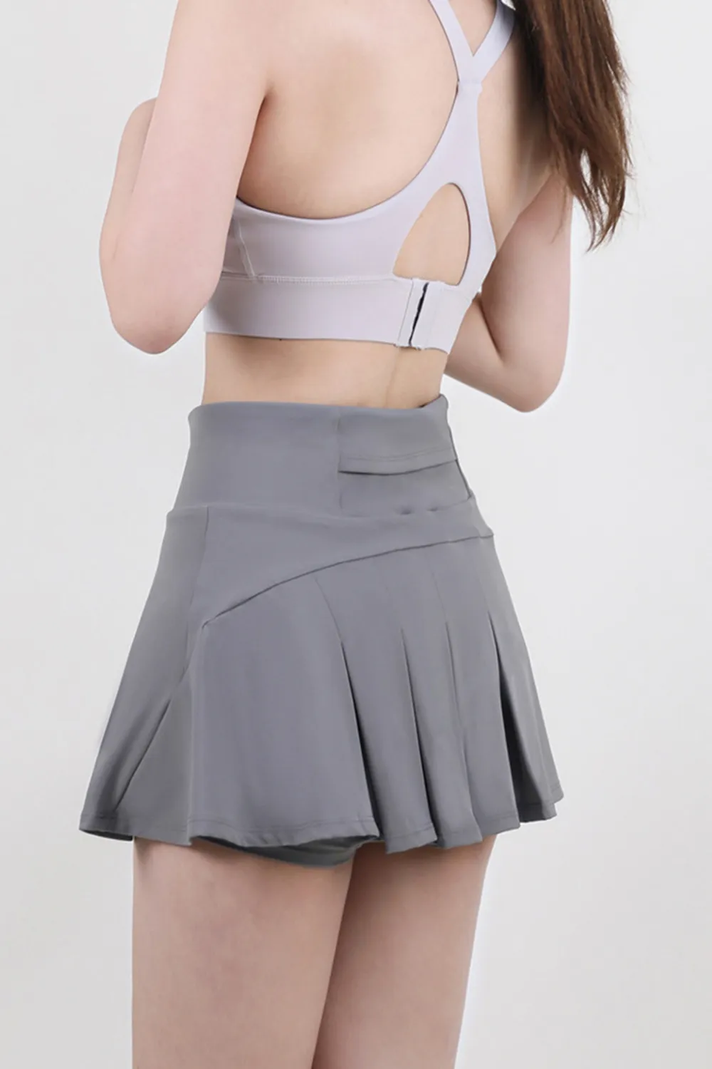 High Waist Pleated Active Skirt, image 15