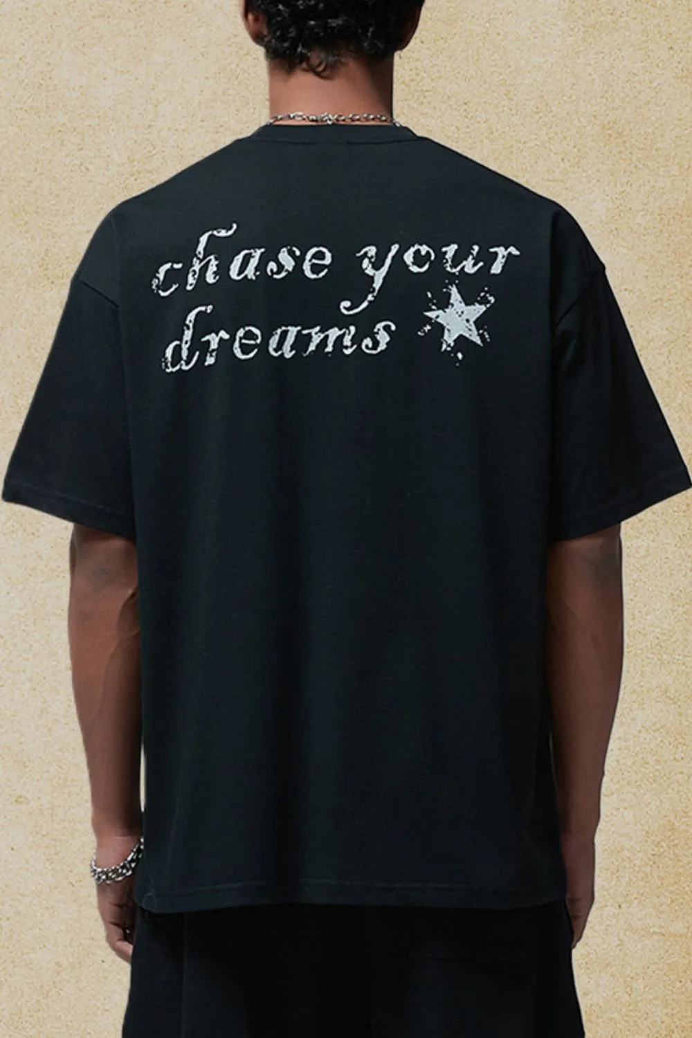 Men's Graphic Round Neck Half Sleeve T-Shirt, image 3