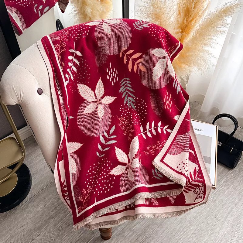 Printed Raw Hem Scarf, image 2